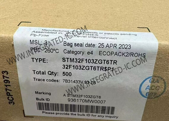 STM32F103ZGT6TR 32 بیتی میکروکنترلر 72MHz تک هسته ای LQFP-144 MCU