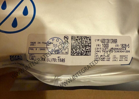 تراشه مدار مجتمع ADC دلتا-سیگما 24 بیتی 10 کاناله ADS1261IRHBR برای اتوماسیون کارخانه