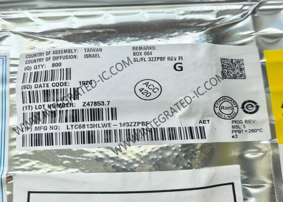 LTC6813HLWE-1 چیپ مدار یکپارچه 18 سلول باتری استیک مانیتور LQFP-64