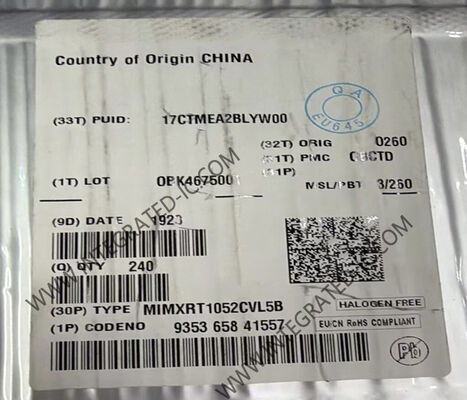 MIMXRT1052CVL5B ARM Cortex M7 میکروکنترلر MCU 528MHz تک هسته ای با رم 512KB درجه صنعتی