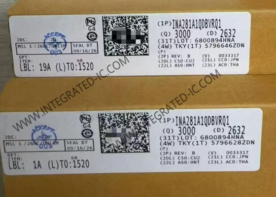چیپ مدار یکپارچه INA281A1QDBVRQ1 تقویت کننده جریان خودرو 1.3MHz