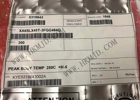FBGA484 تراشه خودرو XA6SLX45T-3FGG484Q XA6SLX45T FPGA IC با کارایی بالا