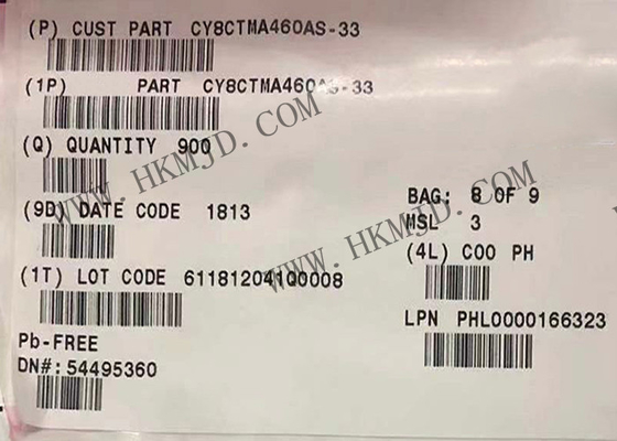 کنترلر صفحه لمسی CY8CTMA460 IC CY8CTMA460AS-33 32 بیتی ARM Cortex CPU TQFP100