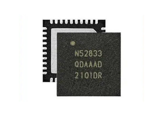 BT NRF52833-QDAA-R7 سیستم RF در یک تراشه SoC NRF52833 چند پروتکلی QFN40