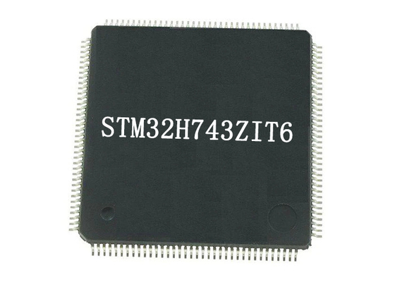 تراشه مدار مجتمع STM32H743ZIT6 2 بیتی تک هسته ای 480 مگاهرتز 2 مگابایت میکروکنترلر آی سی 144-LQFP