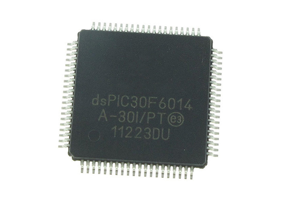 تراشه مدار مجتمع DSPIC30F6014A-30I/PT کنترل کننده سیگنال دیجیتال 16 بیتی با کارایی بالا