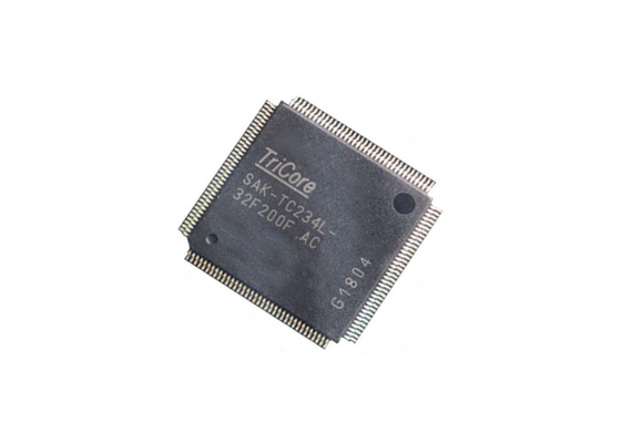 تراشه مدار مجتمع SAK-TC234L-32F200F AC 200 مگاهرتز 32 بیتی میکروکنترلر CPU TriCore