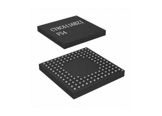 IC MCU CY8C6116BZI-F54 میکروکنترلرهای تک هسته ای آی سی VFBGA124 مانت سطحی 50 مگاهرتز