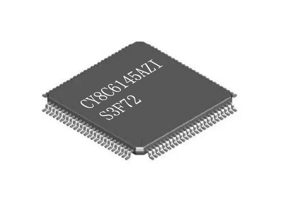 میکروکنترلر دوگانه CPU IC CY8C6145AZI-S3F72 سطحی پایه LQFP100 کم مصرف