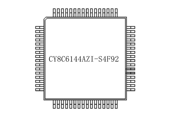 تراشه مدار مجتمع 64-TQFP CY8C6144AZI-S4F92 256KB ARM Cortex -M4F میکروکنترلر