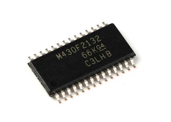 میکروکنترلر 16MHz MSP430F2132IPW 16BIT MIXD SIGNAL IC 28TSSOP Surface Mount