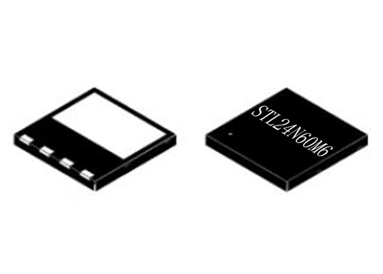 تراشه مدار مجتمع STL24N60M6 ترانزیستورهای ماسفت برق 600 ولت 8 پاورVDFN