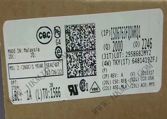 تراشه مدار مجتمع ISO6763FQDWRQ1 جدا کننده دیجیتال شش کاناله SOIC16