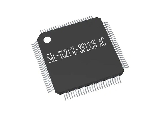 میکروکنترلرهای فلش 3.3 ولتی SAL-TC213L-8F133N AC تک هسته ای 512 کیلوبایتی IC 100TQFP