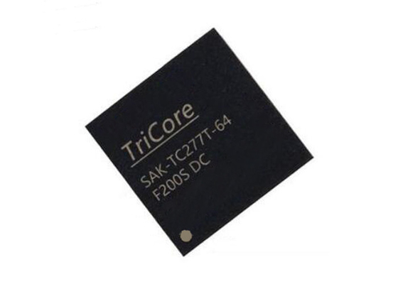 تراشه مدار مجتمع 200 مگاهرتز SAK-TC277T-64F200S IC میکروکنترلر DC 0.8mm Pitch