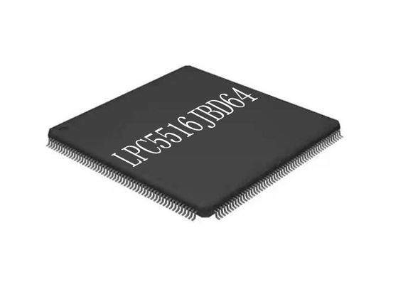 تراشه مدار مجتمع تک هسته ای LPC5516JBD64 میکروکنترلر 64HTQFP آی سی 150 مگاهرتز