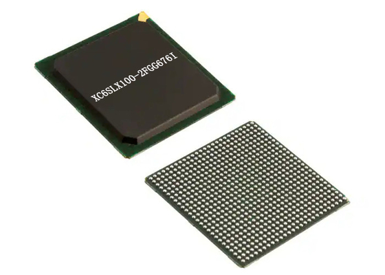 آی سی یکپارچه FPGA های جاسازی شده XC6SLX100-2FGG676I 676-BGA آی سی منطقی قابل برنامه ریزی