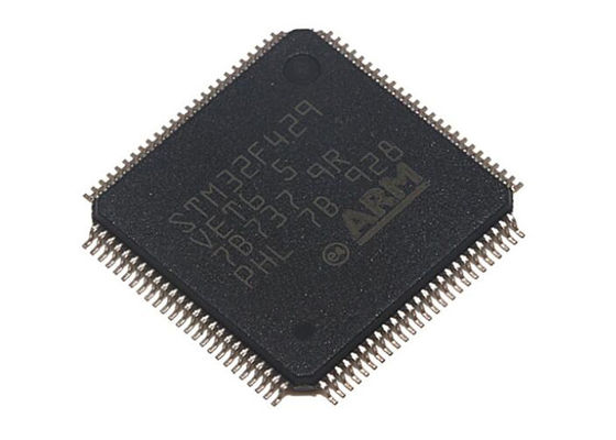IC مجتمع 180MHz STM32F429VET6 تراشه میکروکنترلر LQFP100 تراشه مدار مجتمع