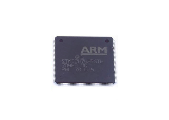 میکروکنترلر IC 208-LQFP تایمرهای عمومی 16 بیتی MCU STM32H742BGT6