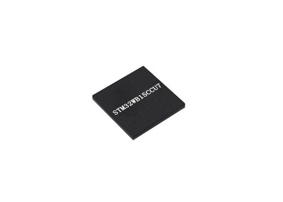 آی سی میکروکنترلر MCU 48-UFQFN STM32WB15CCU7 چند پروتکل بی سیم 32 بیتی