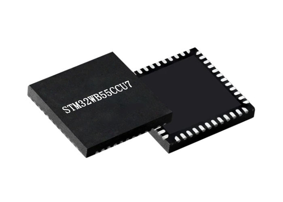 میکروکنترلر MCU STM32WB55CCU7 آی سی فرستنده و گیرنده RF بازوی 32 بیتی MCU 2.48 گیگاهرتز