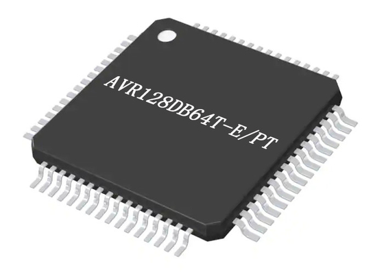 میکروکنترلر AVR128DB64T-E/PT MCU میکروکنترلر آی سی 8 بیتی 24 مگاهرتز 128 کیلوبایت