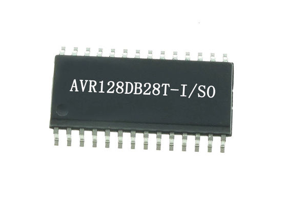 بسته 28-SOIC میکروکنترلرهای جاسازی شده AVR128DB28T-I/SO 8 بیتی 24 مگاهرتز