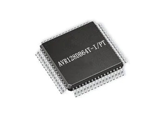 میکروکنترلر با کارایی بالا MCU AVR128DB64T-I/PT 8 بیتی 24 مگاهرتز 64-TQFP