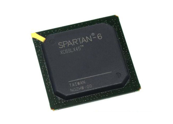 رشته برنامه نویسی دروازه XC6SLX45T-2CSG484I 484CSPBGA اسپارتان 6 LXT تراشه FPGA