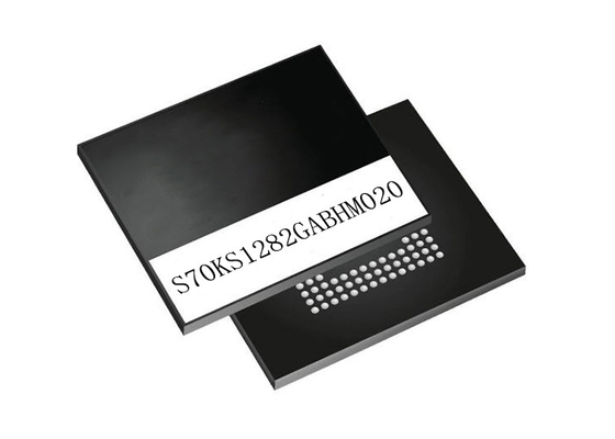 تراشه مدار مجتمع S70KS1282GABHM020 تراشه حافظه 128 مگابیت تراشه آی سی 24FBGA 200 مگاهرتز