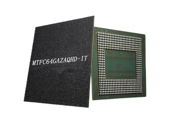 تراشه مدار مجتمع MTFC64GAZAQHD-IT 512Gbit 200MHz 153-VFBGA حافظه IC