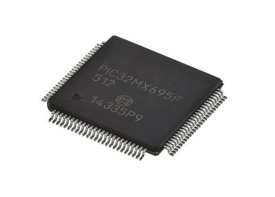 IC میکروکنترلرهای 32 بیتی PIC32MX695F512H-80V/PT میکروکنترلر تراشه آی سی MCU 64TQFP