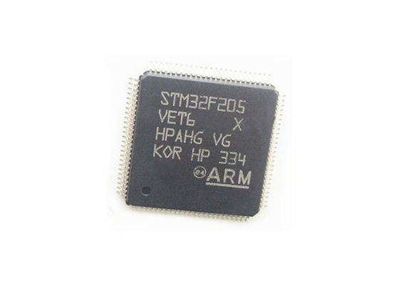 STM32F205VET6 میکروکنترلر MCU ۳۲ بیتی تک هسته ای با ۱۲۰ مگاهرتز و ۱۶ جریان DMA