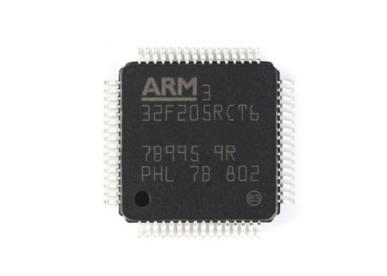 میکروکنترلرهای ARM Chip ICs STM32F205RCT6 - MCU 32BIT ARM Cortex M3 اتصال 256 کیلوبایت