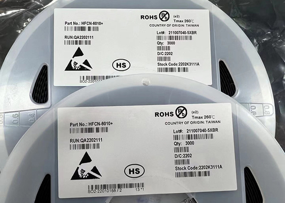 تراشه مدار مجتمع HFCN-6010+ فیلتر سرامیکی بالا گذر مرکزی 6SMD 50 اهم