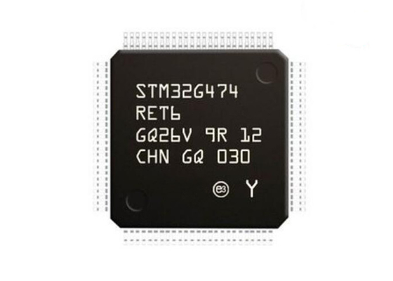 میکروکنترلر 512 کیلوبایت FLASH STM32G474RET6 تراشه میکروکنترلر 32 بیتی MCU LQFP64