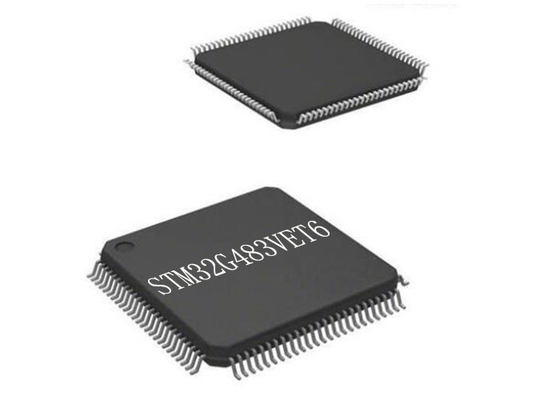 میکروکنترلر تک هسته ای STM32G483VET6 MCU 100LQFP 32bit RISC Core 512KB FLASH