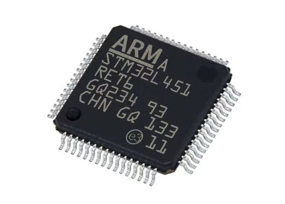STM32L451RET6TR میکروکنترلر 32 بیتی با هسته ARM Cortex-M4 ، سرعت 80MHz ، 160 KB RAM و ADC 12 بیتی