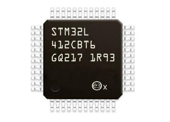 میکروکنترلر فلش 128 کیلوبایتی MCU STM32L412CBT6 میکروکنترلر 80 مگاهرتز تراشه LQFP48