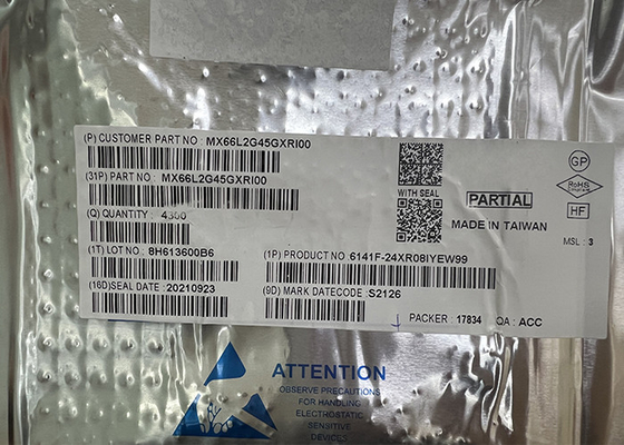 آی سی چیپ 24-TBGA سطحی مانت MX66L2G45GXRI00 2 گیگابیت فلش و نه آی سی حافظه