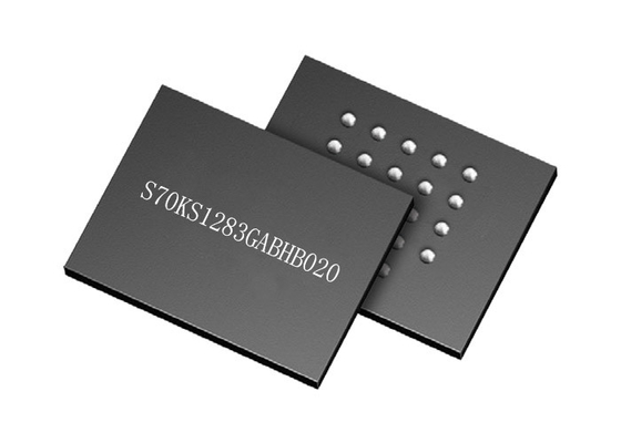 مدارهای مجتمع الکترونیکی S70KS1283GABHB020 200MHz 35ns PSRAM حافظه آی سی