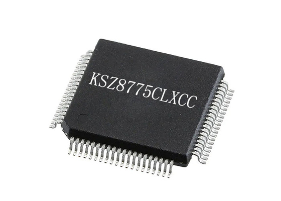 تراشه مدار مجتمع KSZ8775CLXCC یکپارچه سوئیچ اترنت 5 پورت آی سی 80-LQFP
