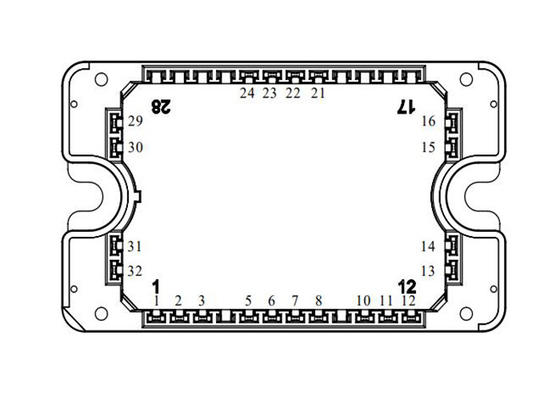اینورتر سه سطحی MSCSM170TLM23C3AG SiC MOSFET ماژول برق 1700 ولت 4N-کانال