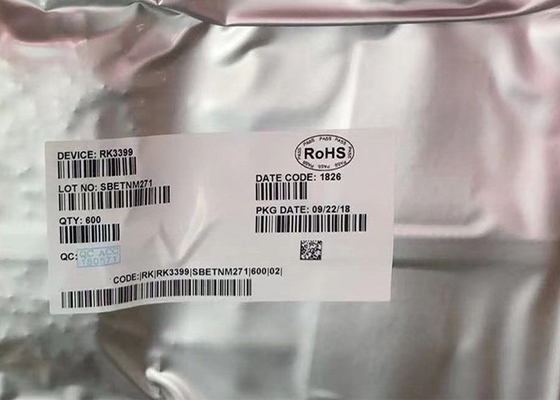 تراشه مدار مجتمع RK3399 پردازنده 6 هسته ای 64 بیتی FCBGA-828 SOC همه منظوره