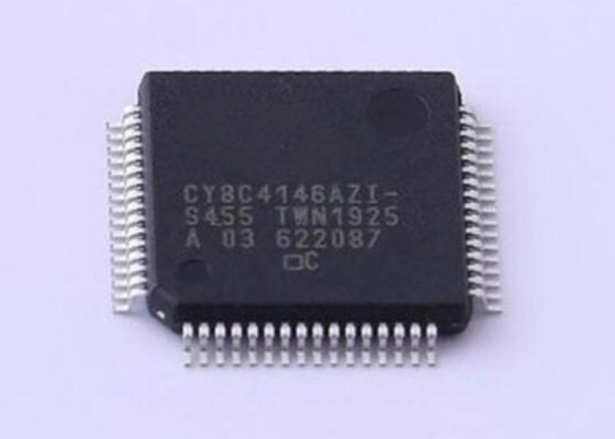 تراشه مدار مجتمع 48 مگاهرتز میکروکنترلرهای تک هسته ای CY8C4146AZI-S455