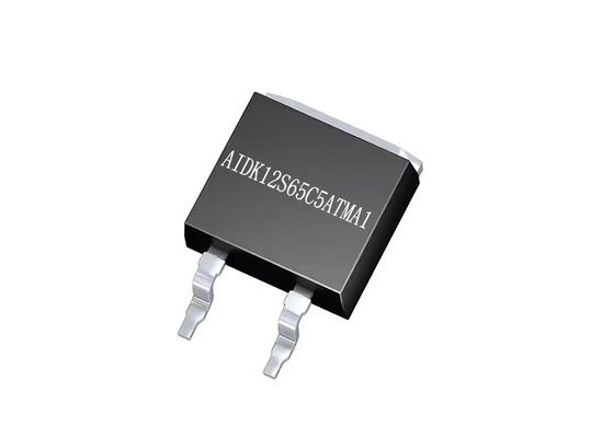 سیلیکون کاربید شاتکی AIDK12S65C5ATMA1 یکسو کننده های 650 ولتی تک دیود TO-263-3