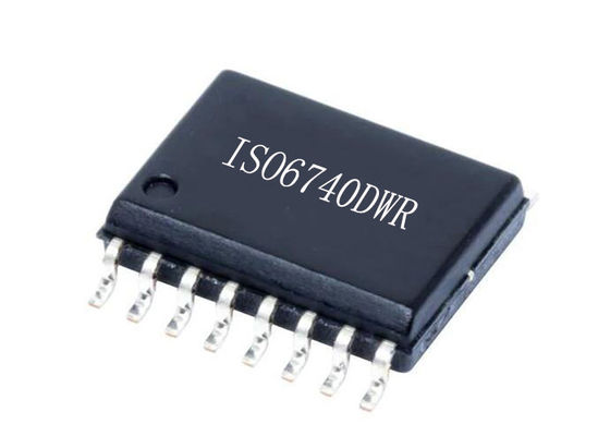 جدا کننده دیجیتال 4 کاناله ISO6740DWR 50Mbps مدار مجتمع تراشه 16-SOIC
