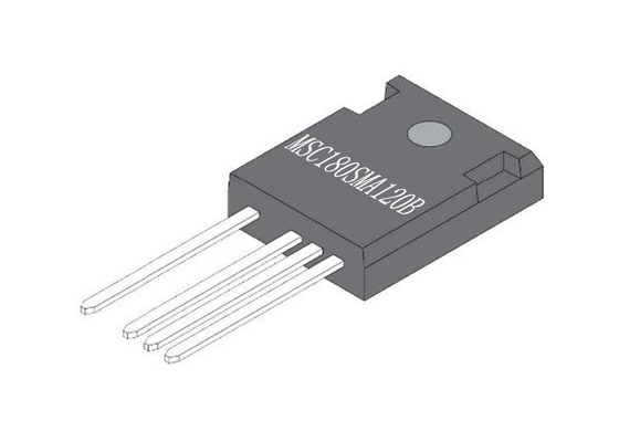 تراشه مدار مجتمع MSC180SMA120B 1200V SiC MOSFET ترانزیستورهای TO-247-4