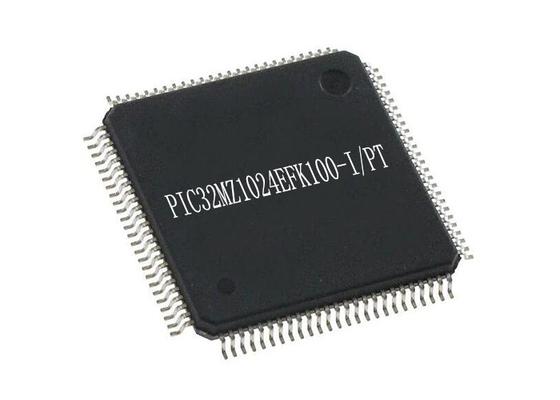 تراشه میکروکنترلرهای 32 بیتی PIC32MZ1024EFK100-I/PT تراشه مدار مجتمع TQFP100