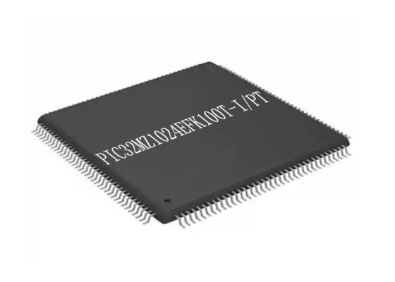 تراشه 1 مگابایتی میکروکنترلر فلش PIC32MZ1024EFK100T-I/PT TQFP100 تک هسته 200 مگاهرتز
